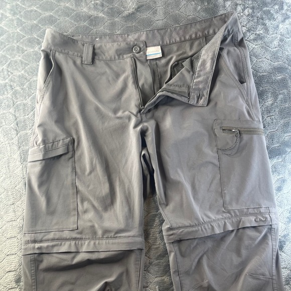 Columbia Other - Columbia Silver Ridge Convertible Cargo Pants Mens 34x30 Grey Stretch